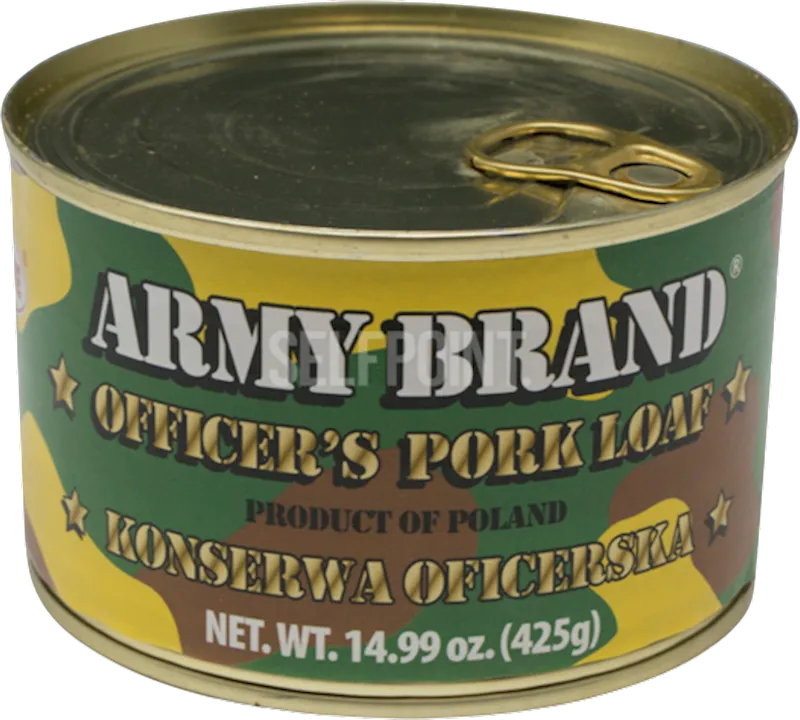 PORK LOAF ARMY BRAND OFICERSKA E/O 24/425GR SQUARE POLAND N SQUA0161