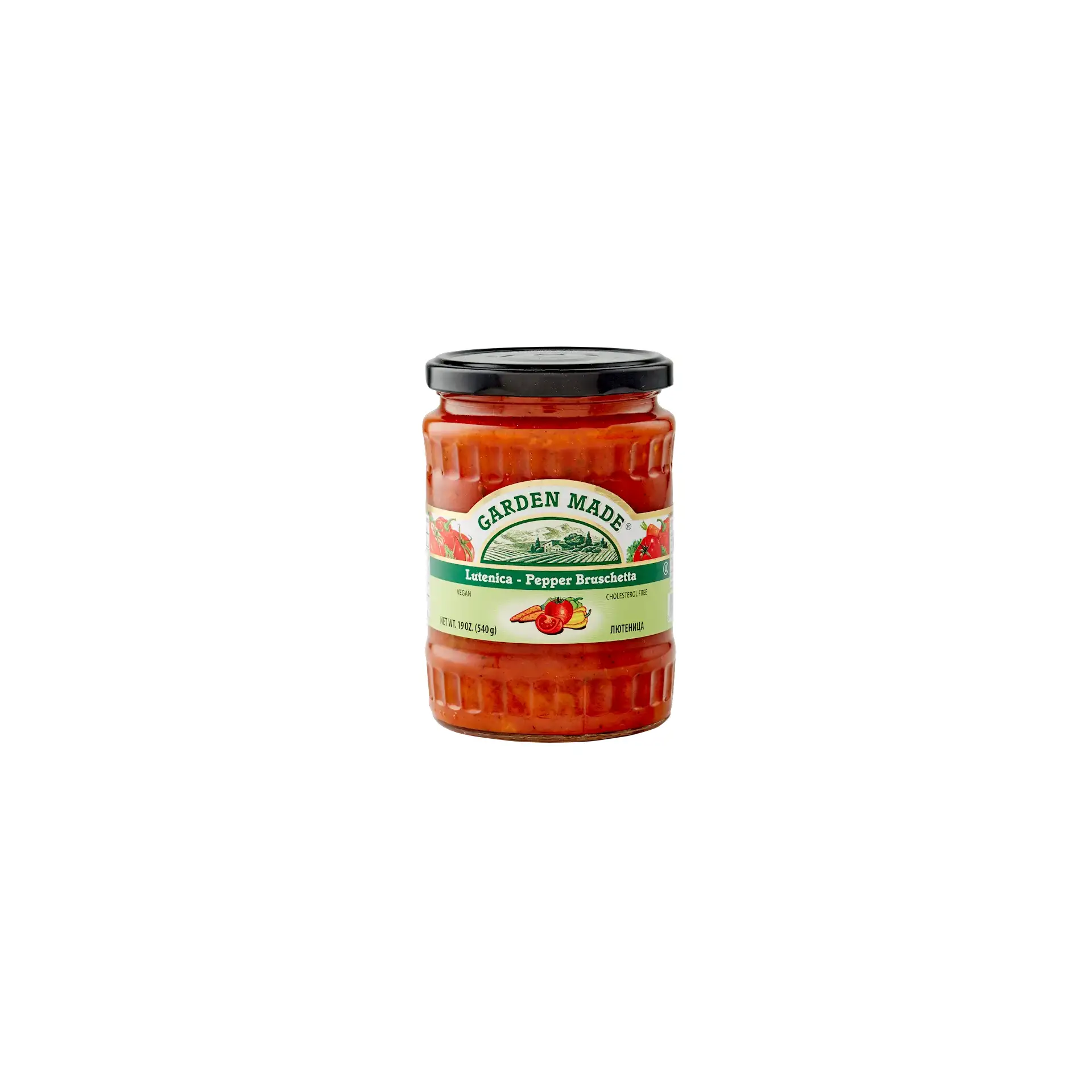 LUTENICA - PEPPER BRUSCHETTA 12/19OZ GARDEN MADE BULGARIA N33114