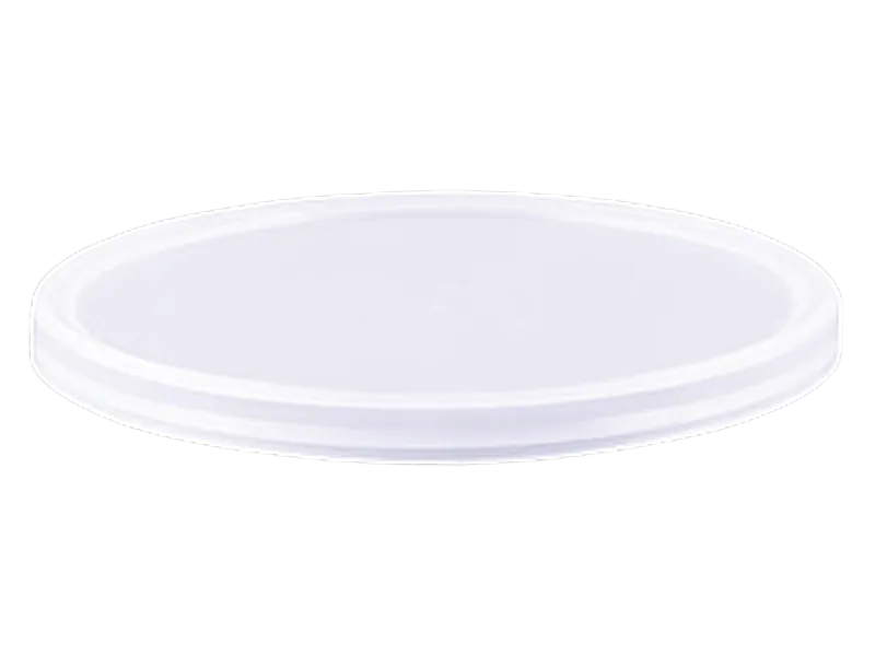 LIDS ROUND UNIVERSAL FOR ALL SIZES PLASTIC CLEAR 1/500PCS HOME FRESH N22447