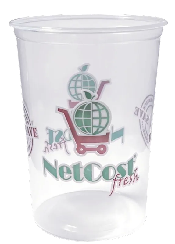 CONTAINER ROUND BIG PLASTIC NETCOST FRESH 500/32OZ N178189