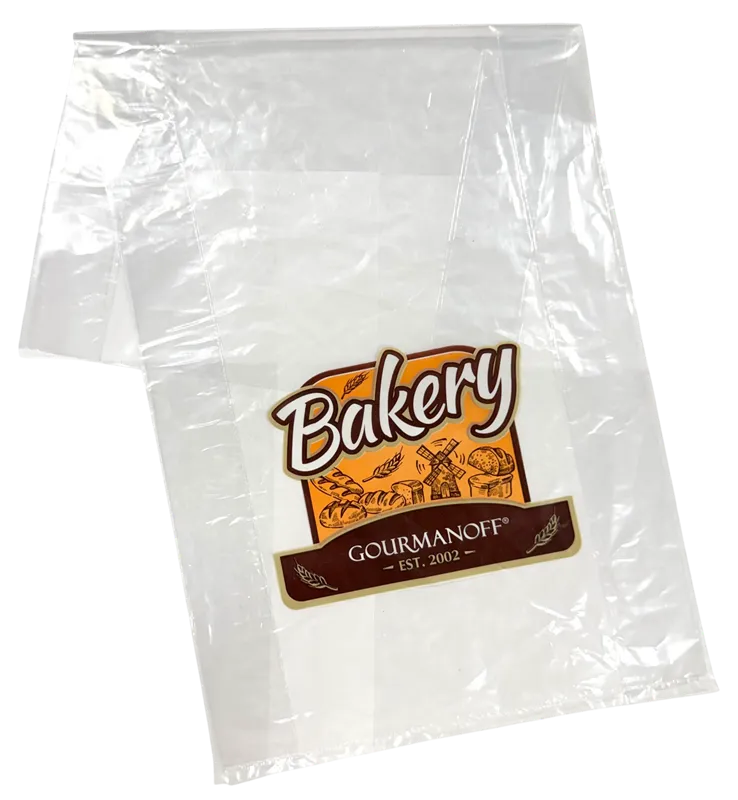 PLASTIC BAG FOR BREAD MEDIUM  GOURMANOFF BAKERY 6X2.75X15 1/3000PCS