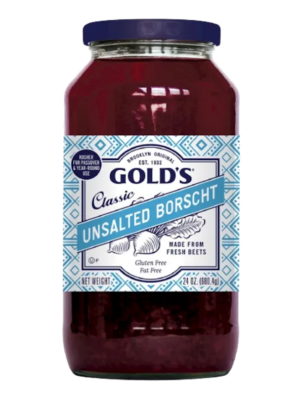 SOUP BORSCHT UNSALTED 12/680GR GOLDS