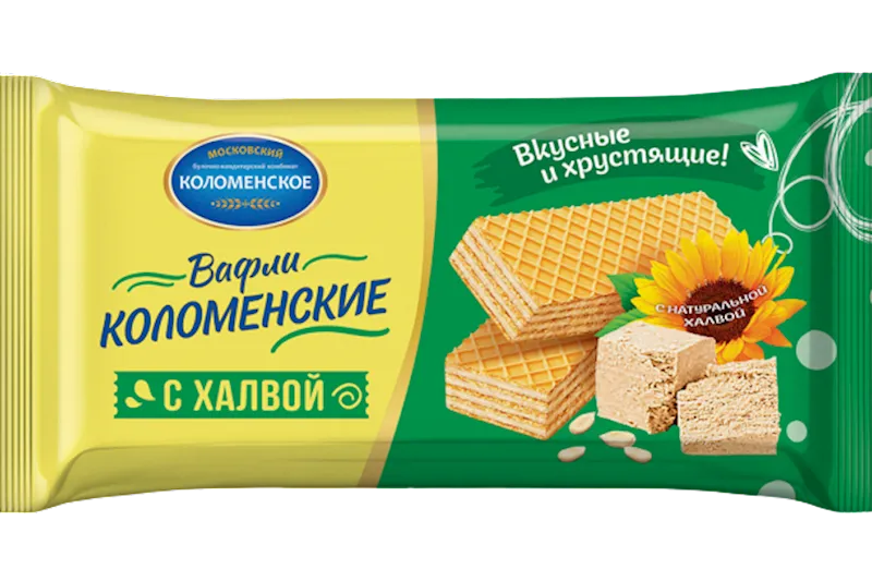 WAFFLES KOLOMENSKOE WITH HALVA 20/200GR RUSSIA N2104/1195/2254/1734
