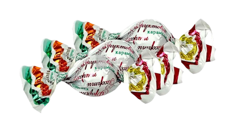 D- CANDIES LOOSE CARAMEL FRUIT ASSORTED 1/6.6LB SPARTAK N9995