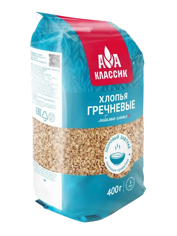 BUCKWEAT FLAKES 12/400GR AGRO-ALLIANCE
