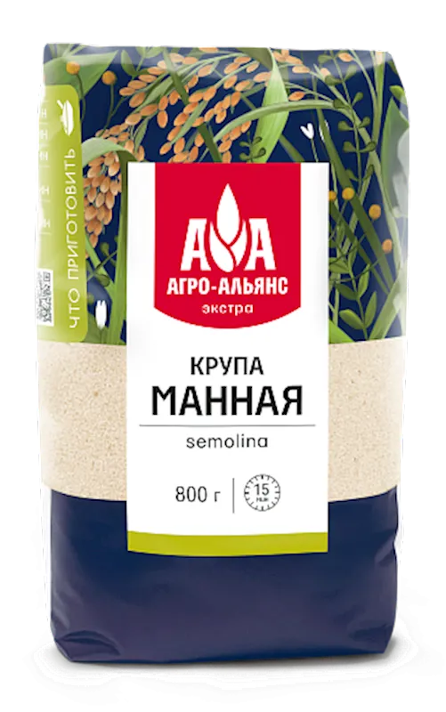 SEMOLINA 12/800GR AGRO-ALLIANCE EXTRA