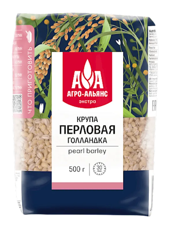 PEARL BARLEY (GOLLANDSKAYA) 8/500GR AGRO-ALLIANCE