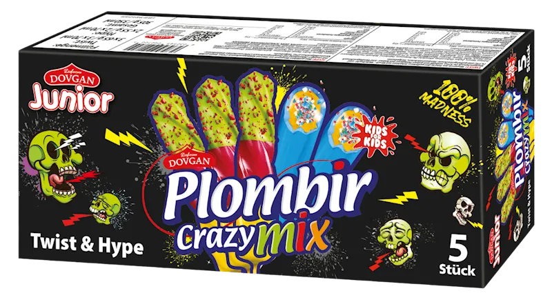 ICE CREAM CRAZY MIX 5PC 6/350ML DOVGAN N92470350