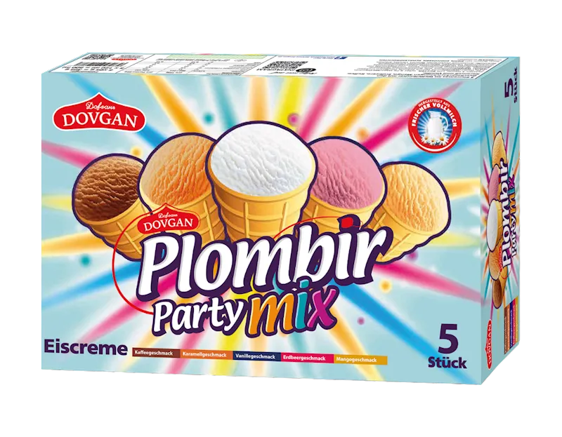 ICE CREAM PARTY MIX 5PC 6/600ML DOVGAN N92430325
