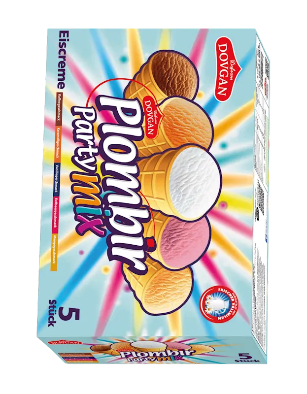 ICE CREAM PARTY MIX 5PC 6/600ML DOVGAN N92430325