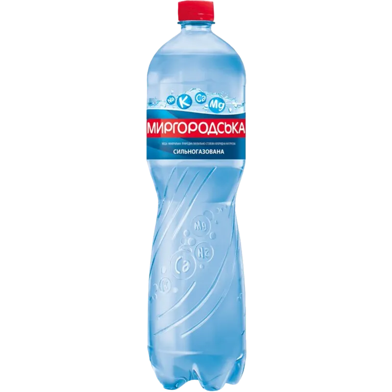 MINERAL WATER MIRGORODSKA HIGH CARBONATED 6/1.5L