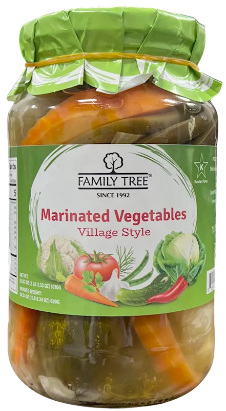D- VEGETABLES MARINATED VILLAGE 6/1L FAMILY TREE