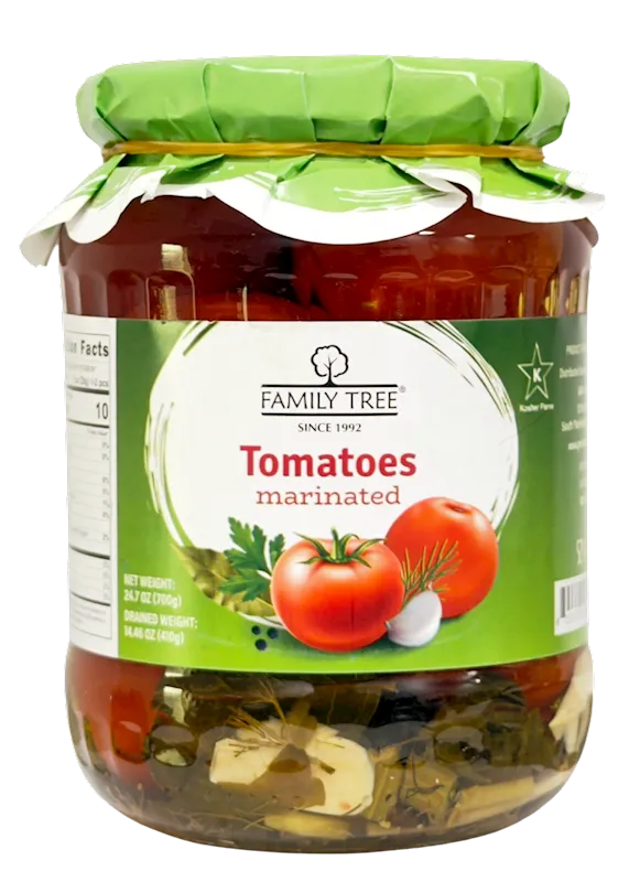 D- MARINATED TOMATOES 12/700GR FAMILY TREE N85