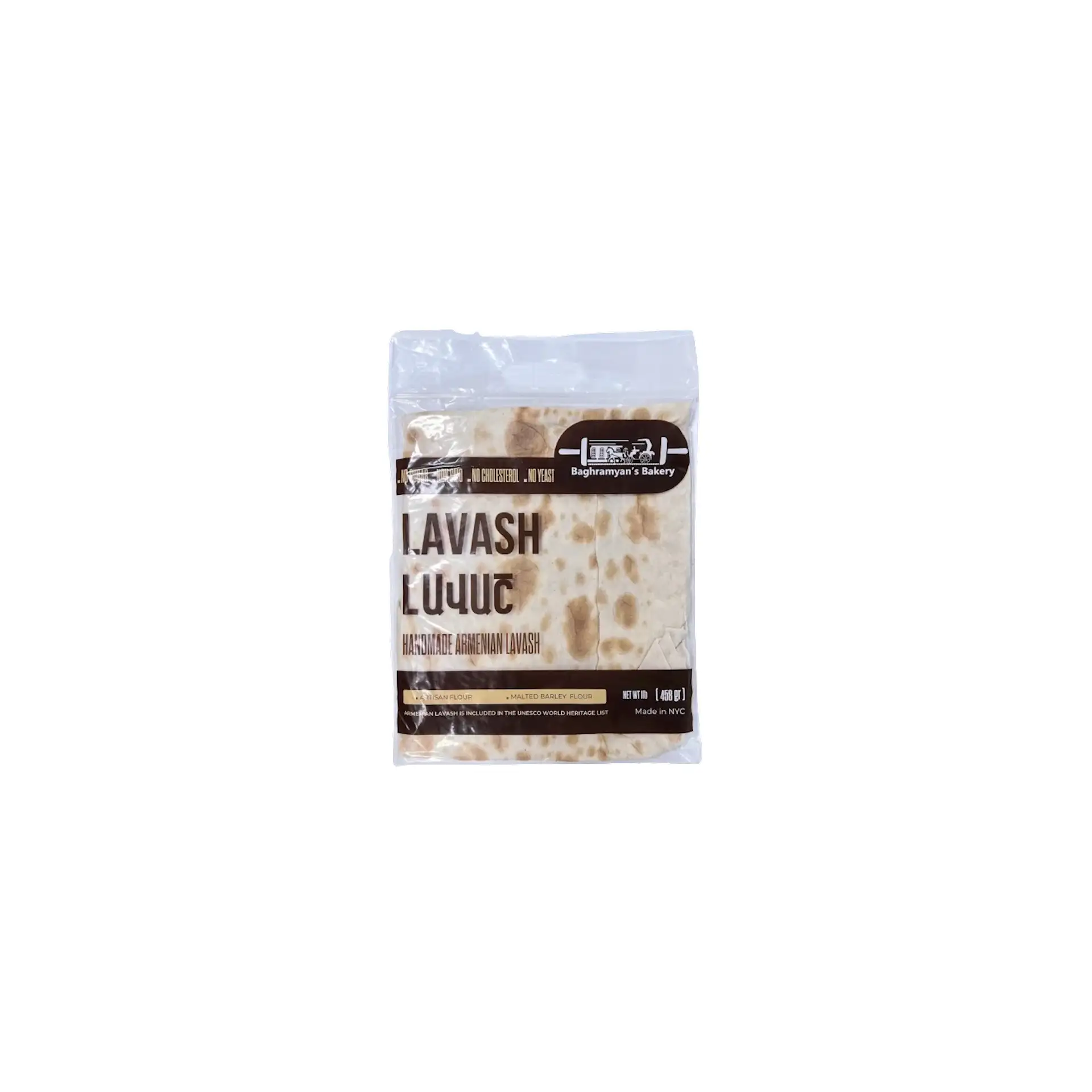 LAVASH ARMENIAN HANDMADE 1/458GR BY PC BAGHRAMYAN'S BAKERY