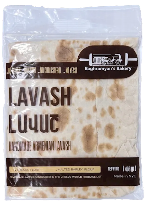 LAVASH ARMENIAN HANDMADE 1/458GR BY PC BAGHRAMYAN'S BAKERY