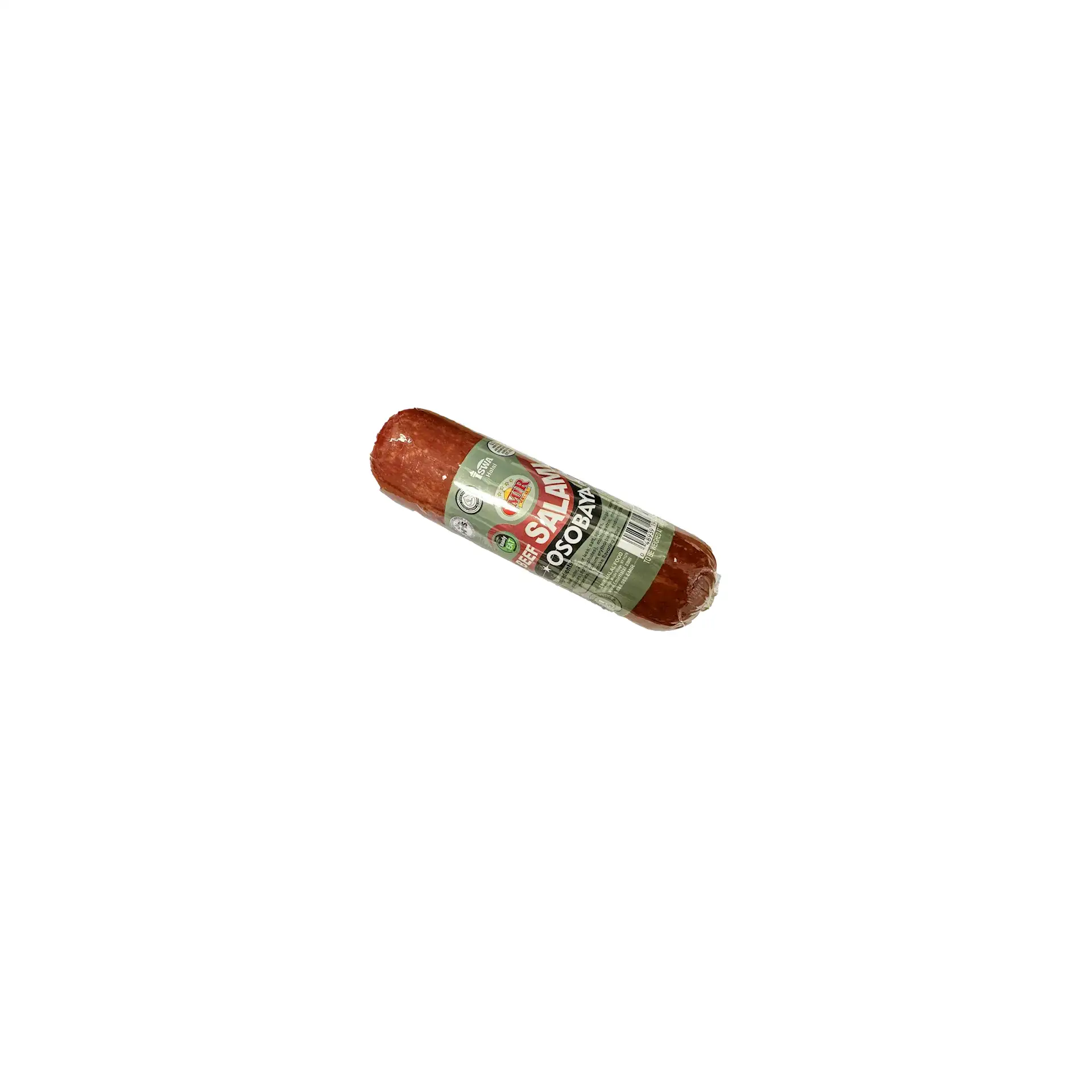 BEEF OSOBAYA SALAMI CHUNK (SHORT) 12/0.85LB EMIR HALAL BY LB