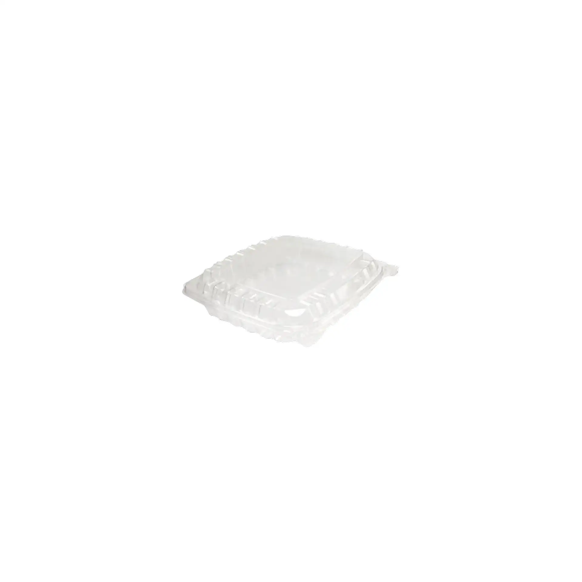 CONTAINER SQUARE C89 8(1/4)X8(1/4)X2 CLEAR SEAL W/HINGED LID (2X125) NC89PST1
