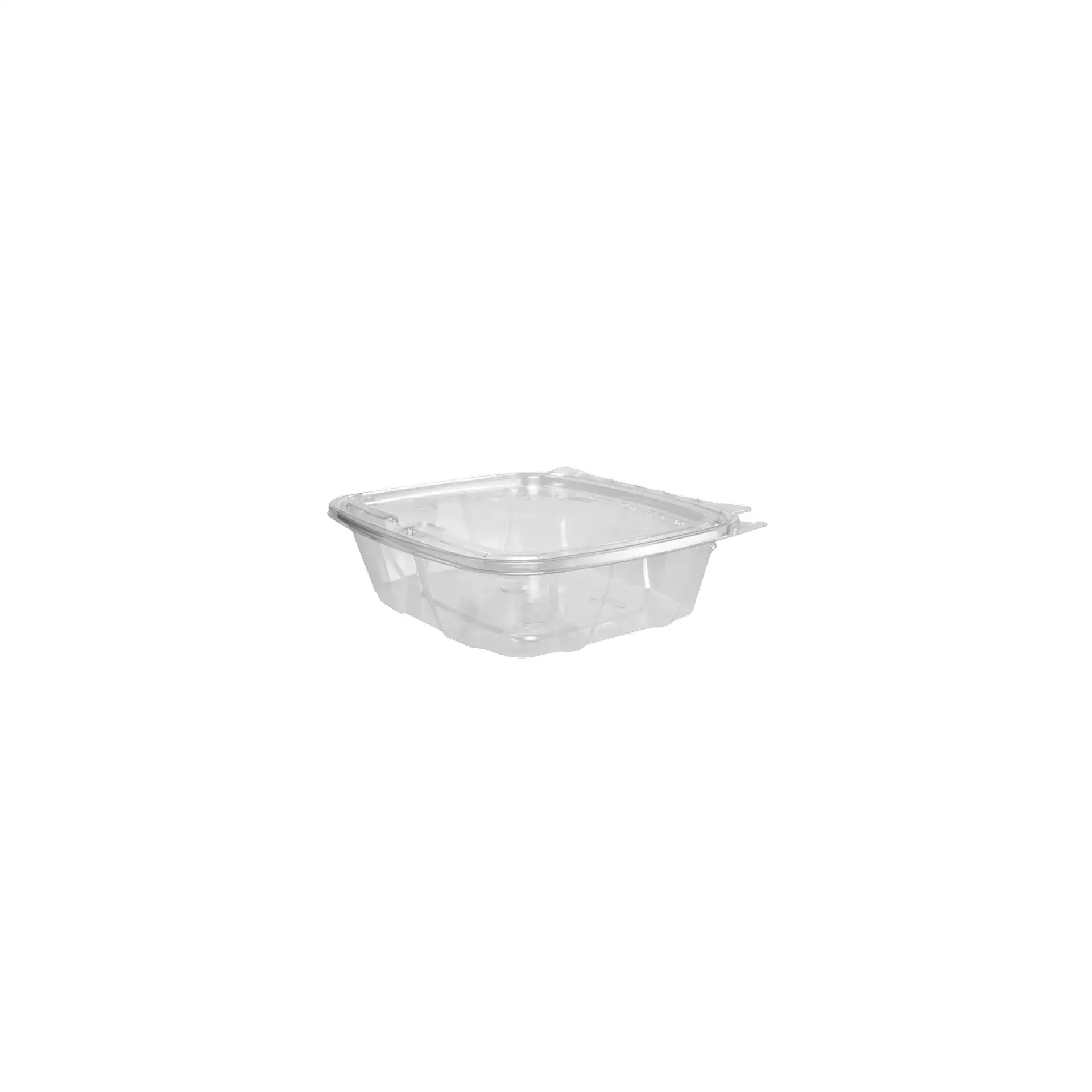 CONTAINER SQUARE CLEAR WITH FLAT LID 200/24OZ/710ML NCH24DEF