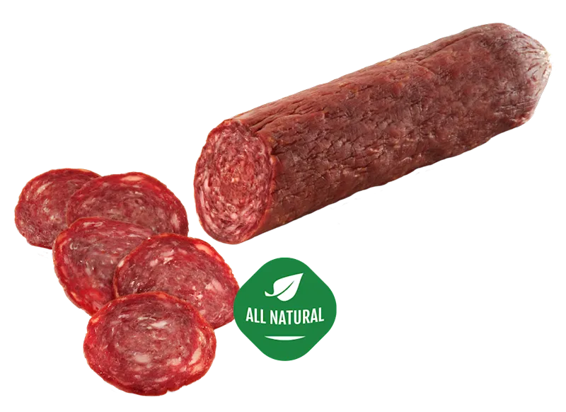 SALAMI BRAUSHVEGSKAYA DRY BRUSSEL PORK&BEEF 18/25LB  ALEF N43-BRA/92005
