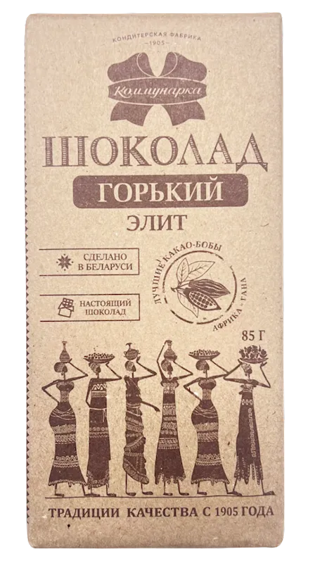 D- CHOCOLATE BAR BITTER ELITE 20/85GR KOMMUNARKA N567