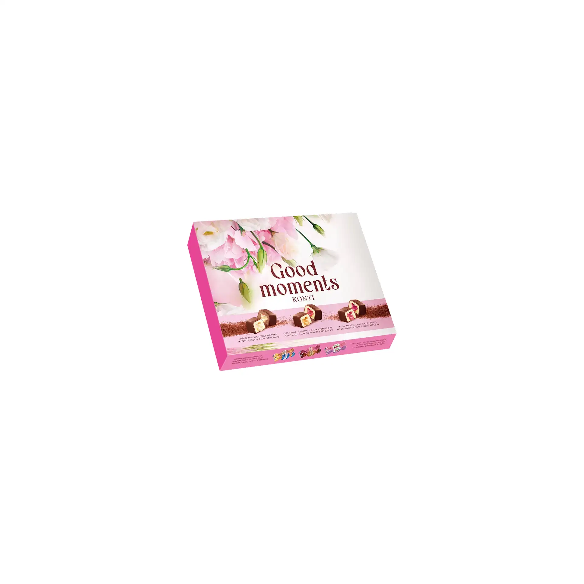 CANDIES BOXED CHOCOLATE GOOD MOMENTS 10/300GR KONTI UKRAINE N7161
