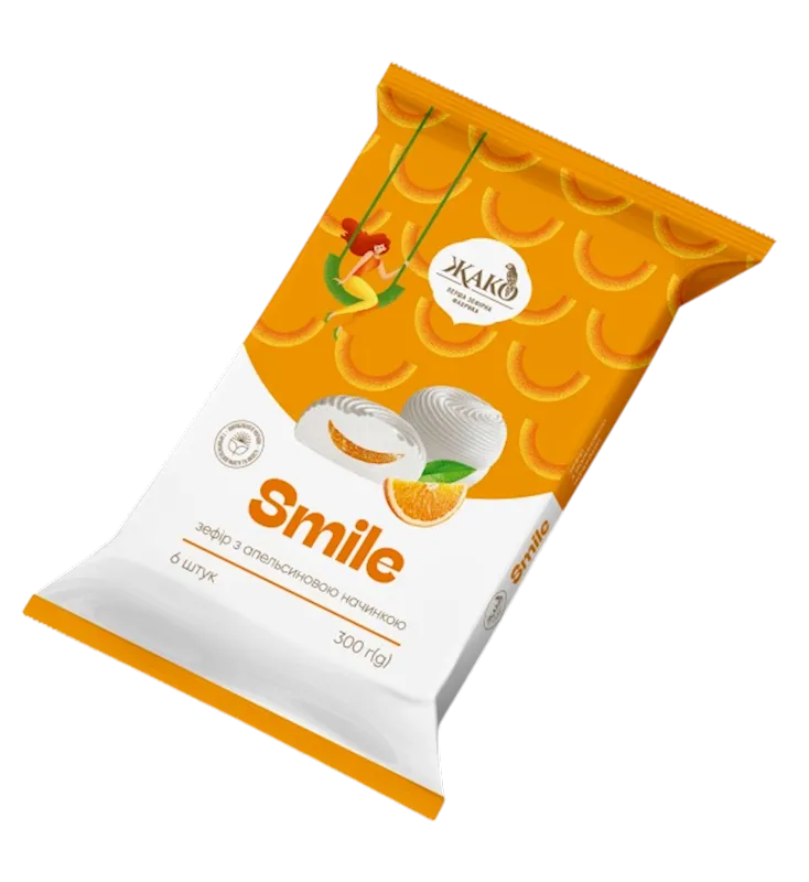 MARSHMALLOW W/ORANGE FLAVOR 10/300GR ZHAKO N1934