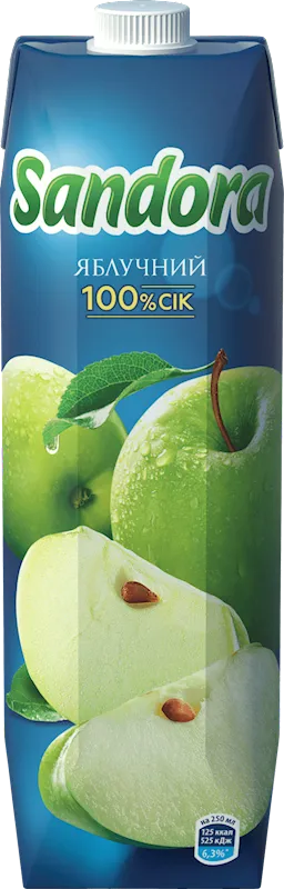JUICE APPLE 100% 10/0.95L SANDORA