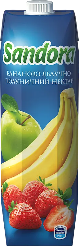 NECTAR BANANA APPLE&STRAWBERRY 10/0.95L SANDORA