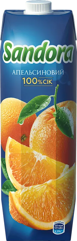 JUICE ORANGE 100% 10/0.95L SANDORA