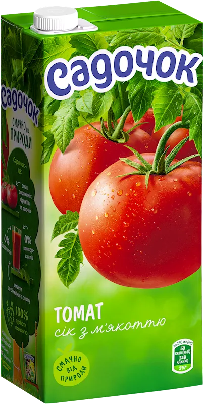 JUICE TOMATO W/PULP 12/0.95L SADOCHOK