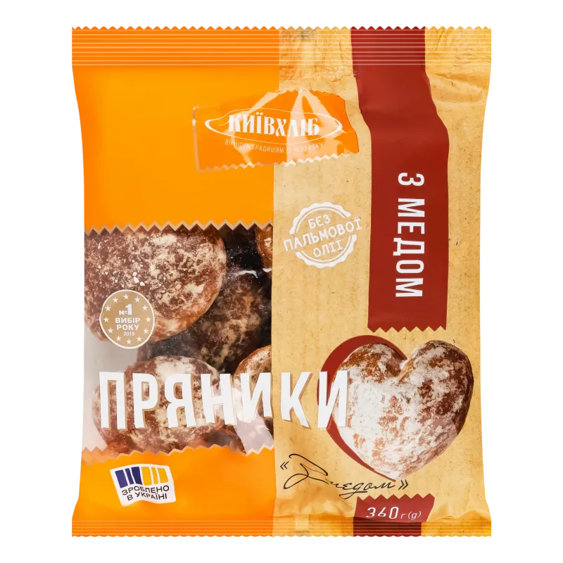 GINGERBREAD W/HONEY 10/360GR KYIV HLIB N6663