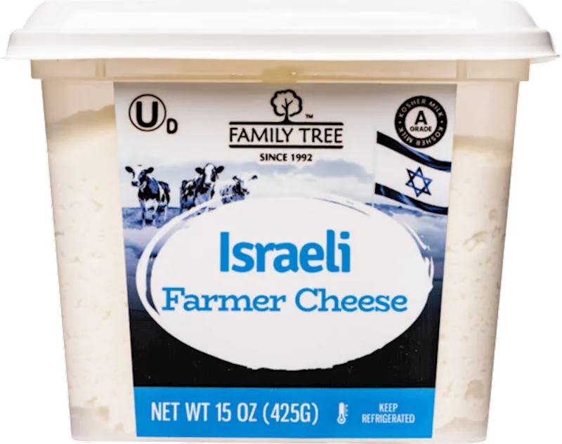 FARMER CHEESE ISRAELI 12/425GR KOSHER FAMILY TREE