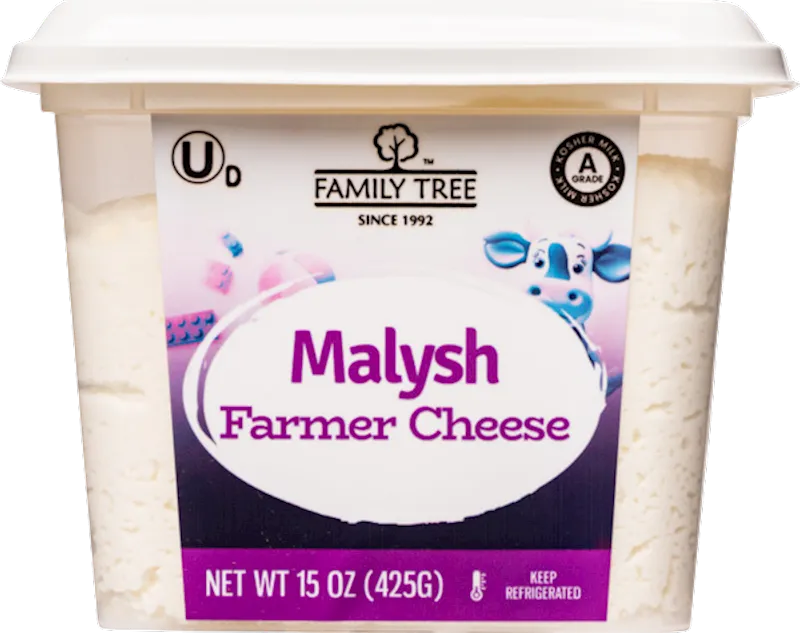 FARMER CHEESE MALYSH 12/425GR KOSHER FAMILY TREE