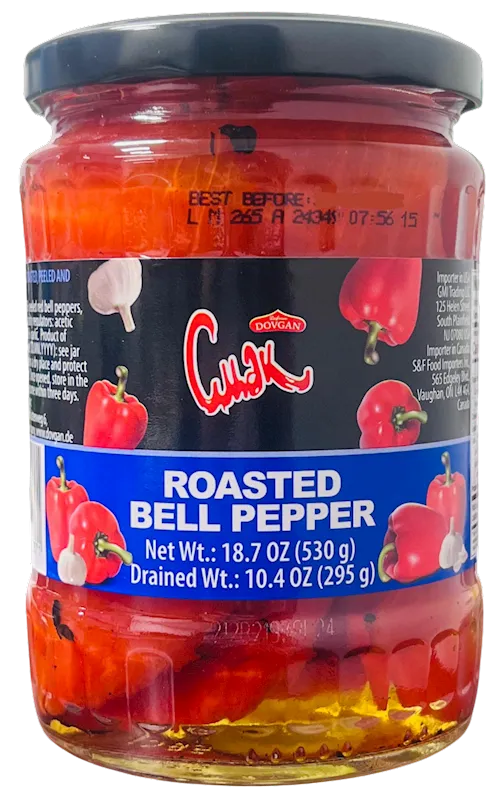 BELL PEPPER ROASTED 12/530GR CMAK DOVGAN BULGARIA NUS41090580