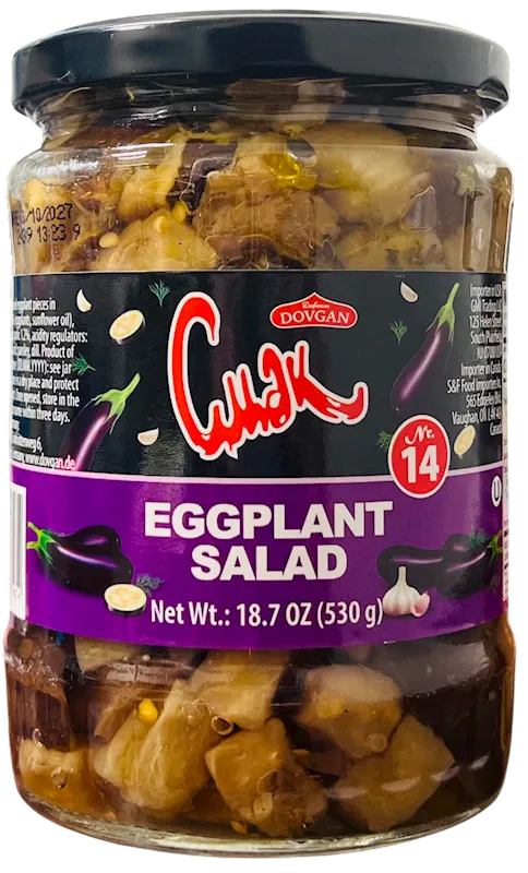 EGGPLANT SALAD 12/530GR CMAK DOVGAN BULGARIA NUS33040530