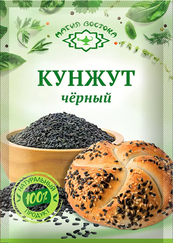 SESAME SEEDS BLACK 40/10GR MAGIYA VOSTOKA NM03836