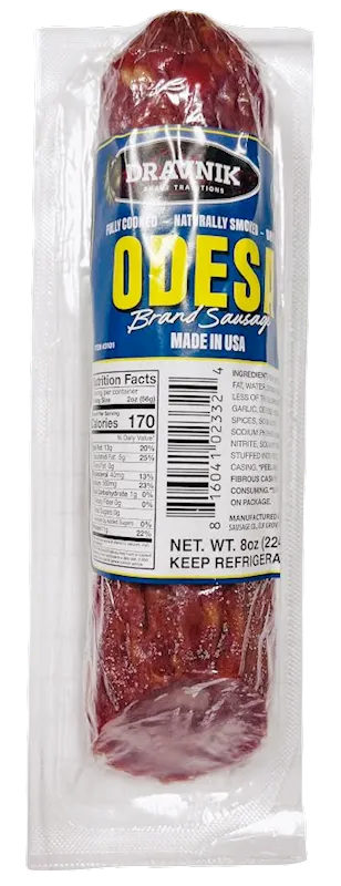 D- KIELBASA SMOKED ODESA 20/224GR DRAVNIK