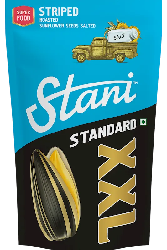SUNFLOWER SEEDS ROASTED SALTED STRIPED XXL 10/350GR STANI