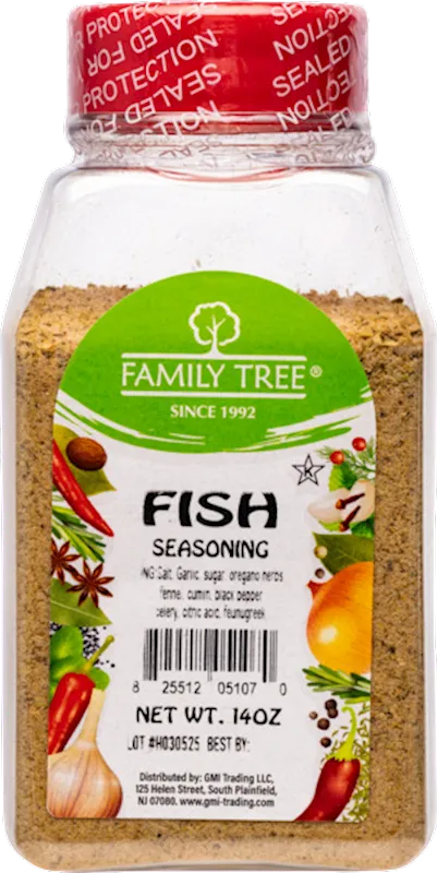 SEASONING FOR FISH 12/14OZ FAMILY TREE