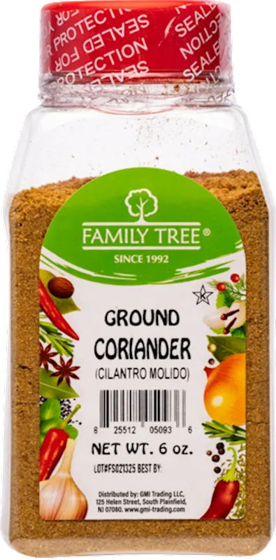 CORIANDER GROUND 12/6OZ FAMILY TREE