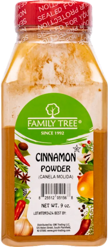 CINNAMON POWDER 12/9OZ FAMILY TREE