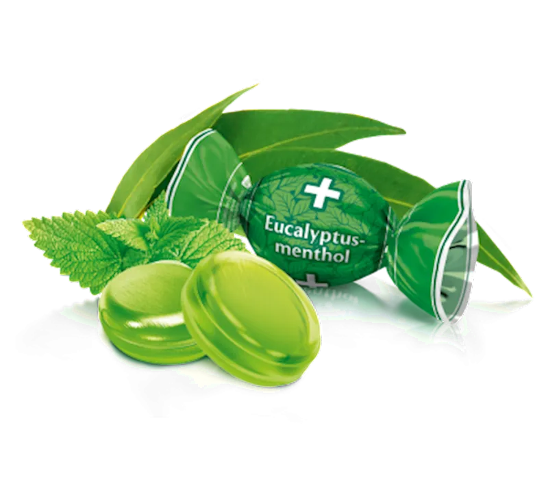 CANDIES LOOSE CARAMEL EUCALYPTUS W/MENTHOL 8/2.2LB ROSHEN NCW8 N4560