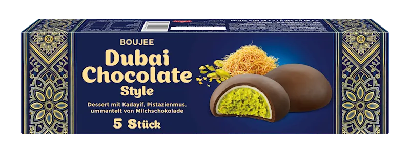 DESSERT DUBAI CHOCOLATE STYLE 9(5X40GR) BOUJEE DOVGAN NUS91490200