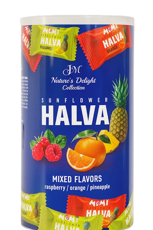 HALVA SUNFLOWER ASSORTED 15/300GR NATURE'S DELIGHT