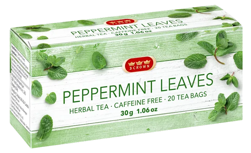 TEA PEPPERMINT LEAVES 24/(20X1.5GR) 3 CROWN