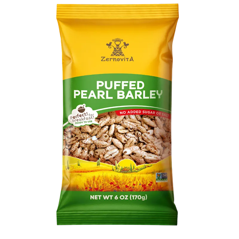 D- BARLEY PEARL PUFFED 24/170GR ZERNOVYTA