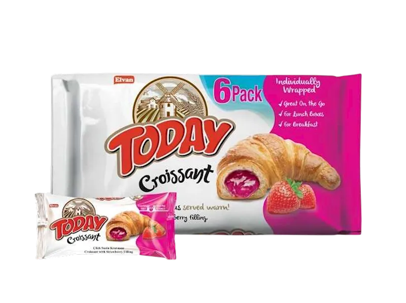 CROISSANT W/STRAWBERRY CREAM 12/270GR(6*45GR) TODAY A0840B