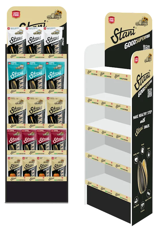 DISPLAY STAND FOR STANI PRODUCTS 1PC 190CM*63CM*38CM