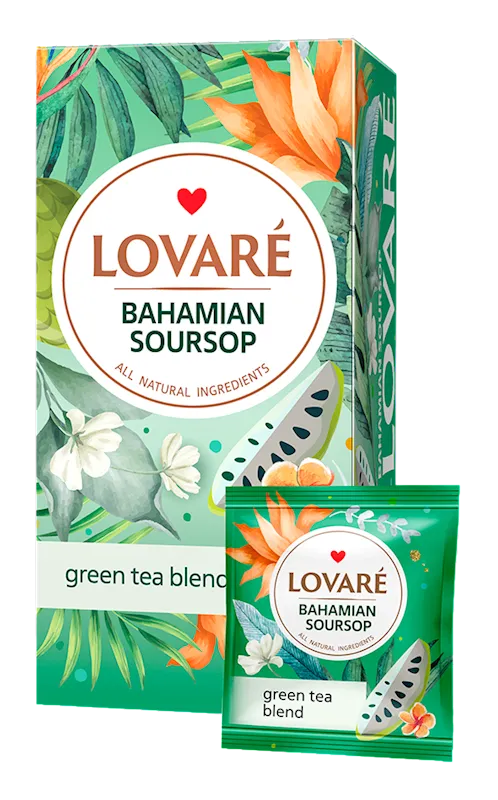TEA BAHAMIAN SOURSOP 12/(24X1.5GR) LOVARE