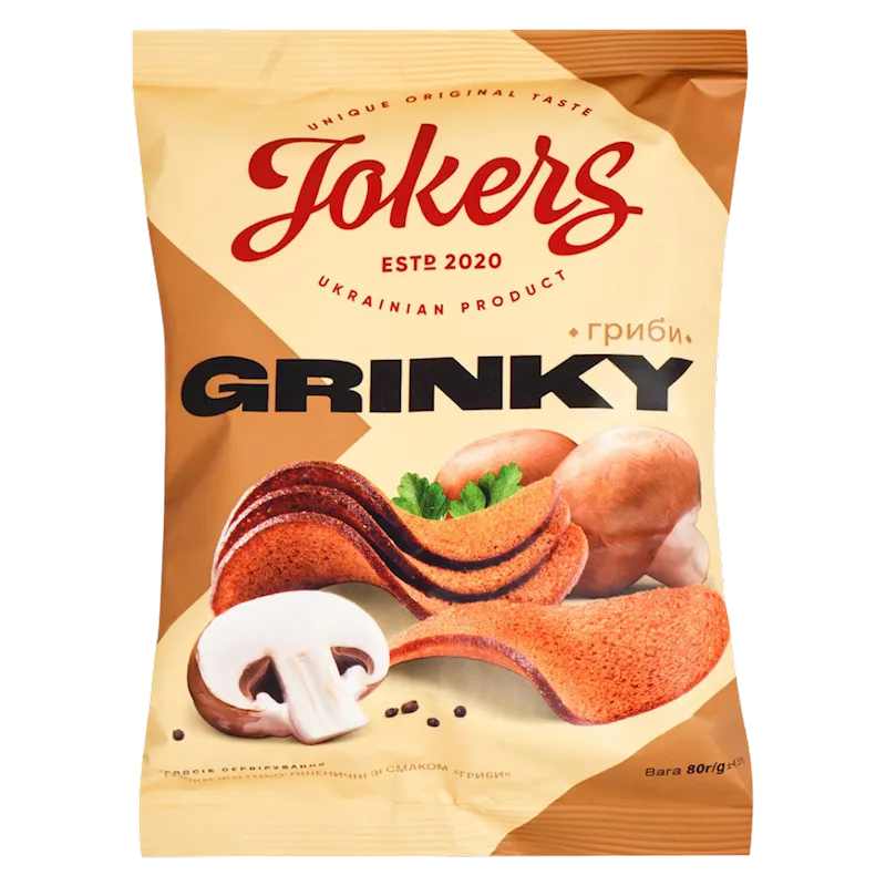 DRY BREAD RYE WHEAT W/MUSHROOMS FLAVOR 20/80GR JOKERS